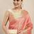 pink floral zari organza kanjeevaram saree