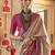 beige woven design zari silk blend patola saree