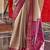 beige woven design zari silk blend patola saree