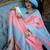 peach woven design zari banarasi saree