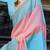peach woven design zari banarasi saree