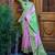 mauve woven design zari banarasi saree