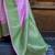mauve woven design zari banarasi saree