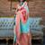 blue ethnic motifs saree