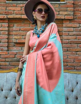 blue ethnic motifs saree 3