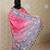 pink floral printed zari tussar saree