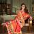 peach woven design zari kanjeevaram saree