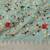 turquoise turquoise floral embroidered silk cotton saree
