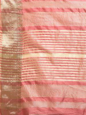 purple purple & peach-coloured floral embroidered silk cotton saree 4