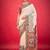 cream ethnic motifs banarasi saree