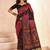 black ethnic motifs zari pashmina saree