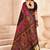 black ethnic motifs zari pashmina saree
