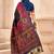 navy_blue ethnic motifs zari pashmina designer saree