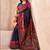navy_blue ethnic motifs zari pashmina designer saree