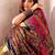 navy_blue ethnic motifs zari pashmina designer saree