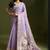 lavender woven design zari paithani saree