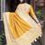 yellow batik print cotton saree with blouse