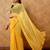 yellow embellished embroidered saree