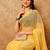 yellow embellished embroidered saree
