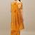 yellow yellow floral embroidered zari saree