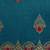 teal teal blue ethnic motifs silk blend saree