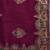 purple purple paisley zari silk blend saree
