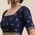 navy_blue navy blue vichitra ethnic motifs embroidered silk blend saree
