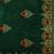 green green ethnic motifs embroidered silk blend saree