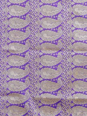 blue blue art silk woven design banarasi saree 4