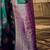 green ethnic motifs woven design zari satin banarasi saree