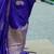purple purple and gold-toned paisley woven design zari banarasi saree
