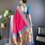 pink woven design zari silk blend paithani saree
