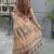 beige ethnic motifs printed pure cotton saree