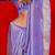 purple woven design striped zari banarasi saree