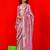 mauve woven design zari banarasi saree