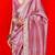 mauve woven design zari banarasi saree