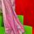 mauve woven design zari banarasi saree