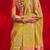 yellow woven design zari banarasi saree