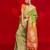 green woven design zari banarasi saree