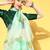 sea_green abstract saree with embellished border