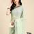sea_green embellished beads & stones pure georgette heavy work saree