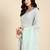 sea_green embellished beads & stones pure georgette heavy work saree