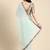 sea_green embellished beads & stones pure georgette heavy work saree