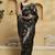 black ethnic motifs woven design zari pure silk banarasi saree with matching blouse