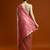 pink women ethnic motifs woven design cotton saree with blouse