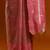 pink women ethnic motifs woven design cotton saree with blouse