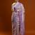 lavender ethnic motif woven design zari cotton saree with blouse