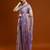 lavender ethnic motif woven design zari cotton saree with blouse