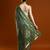 green woven design designer chanderi cotton blend saree