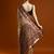 brown ethnic motifs zari cotton saree with blouse